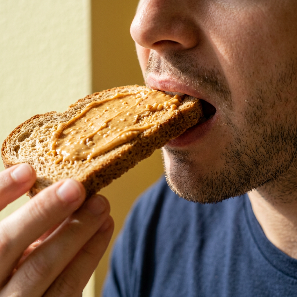 Mantequilla de cacahuete con sabor a pl&aacute;tano